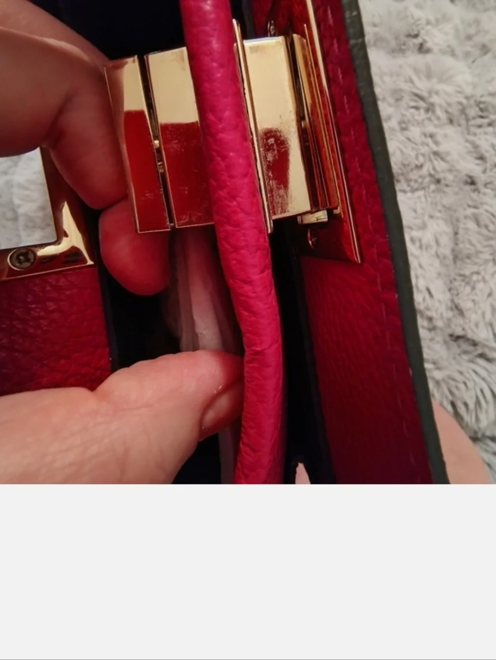 Toro Firenze Italian Double Compartment Leather Pink Bag